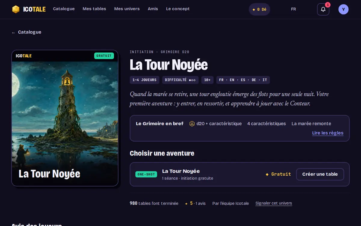 La boîte d’un univers : son histoire, ses aventures et son Grimoire.